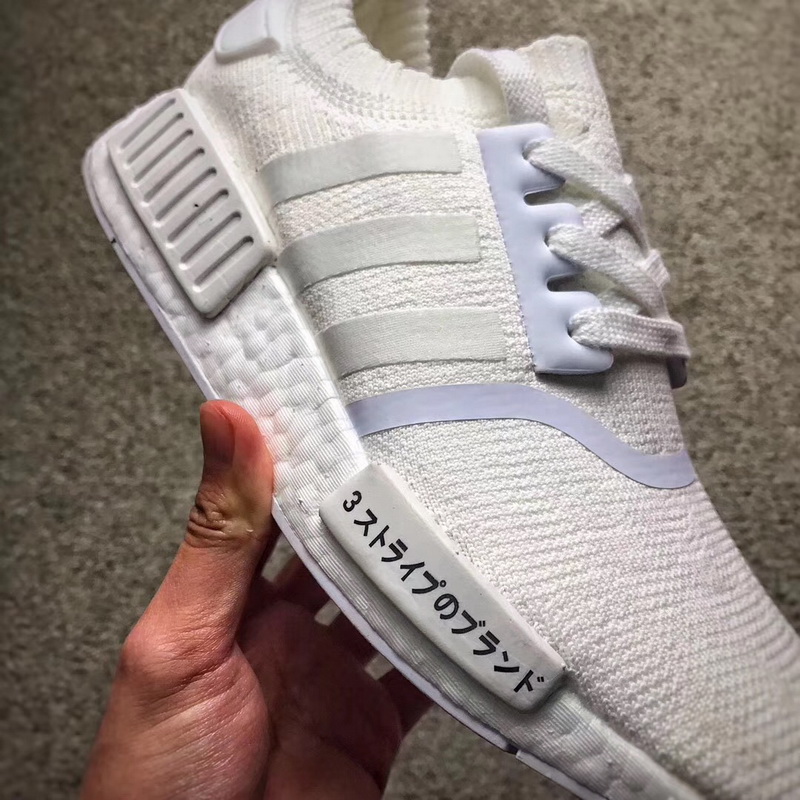 Authentic Adidas NMD R1 Primekint Triple White